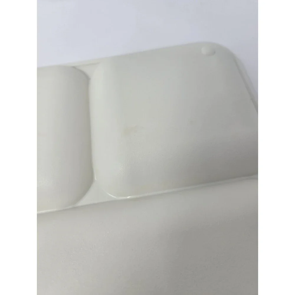 VINTAGE TUPPERWARE LOT CAFETERIA LUNCH TRAY DIVIDED PLATE MIXED #1535 SET OF 6 - Picture 7 of 11